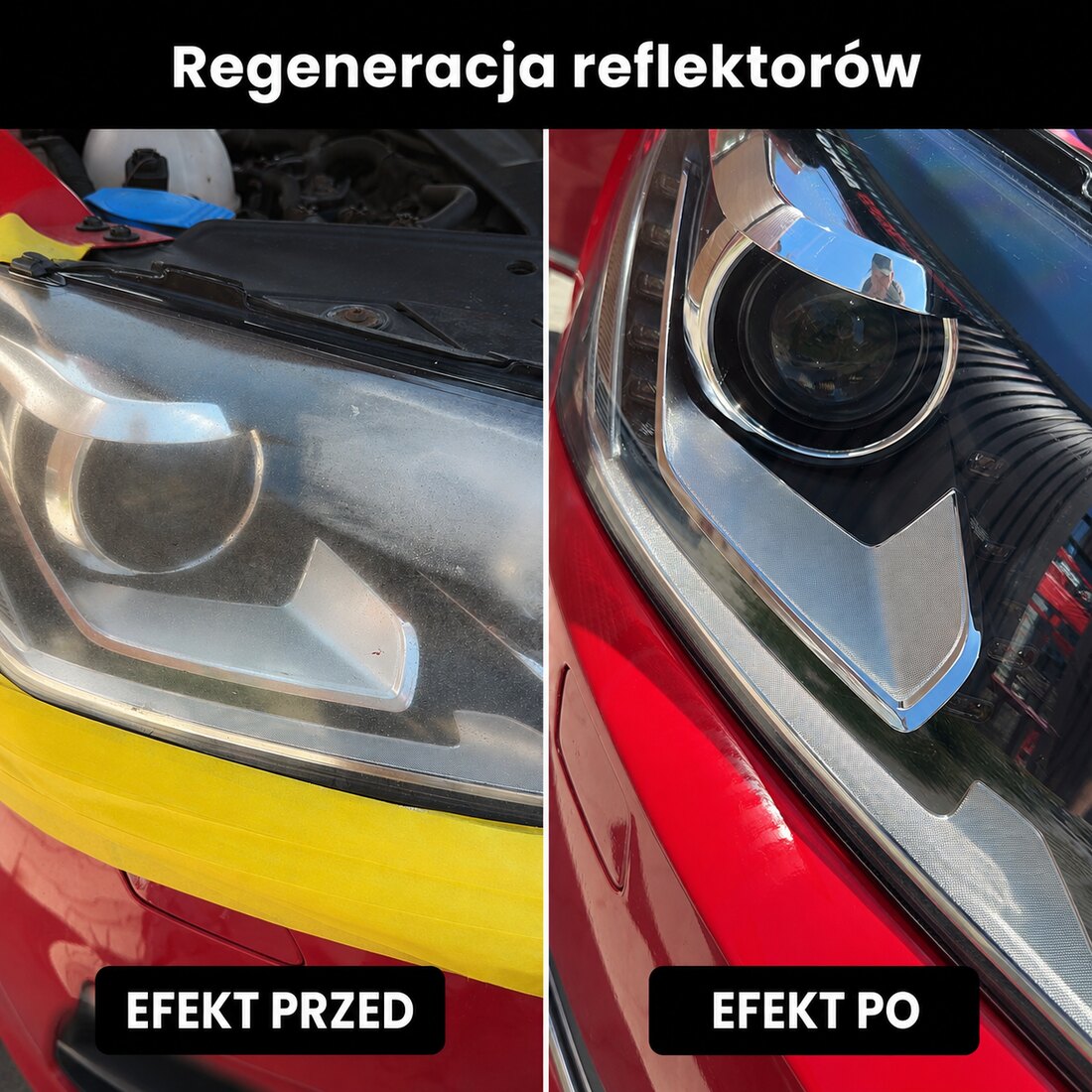 Renowacja reflektorów — Działdowo